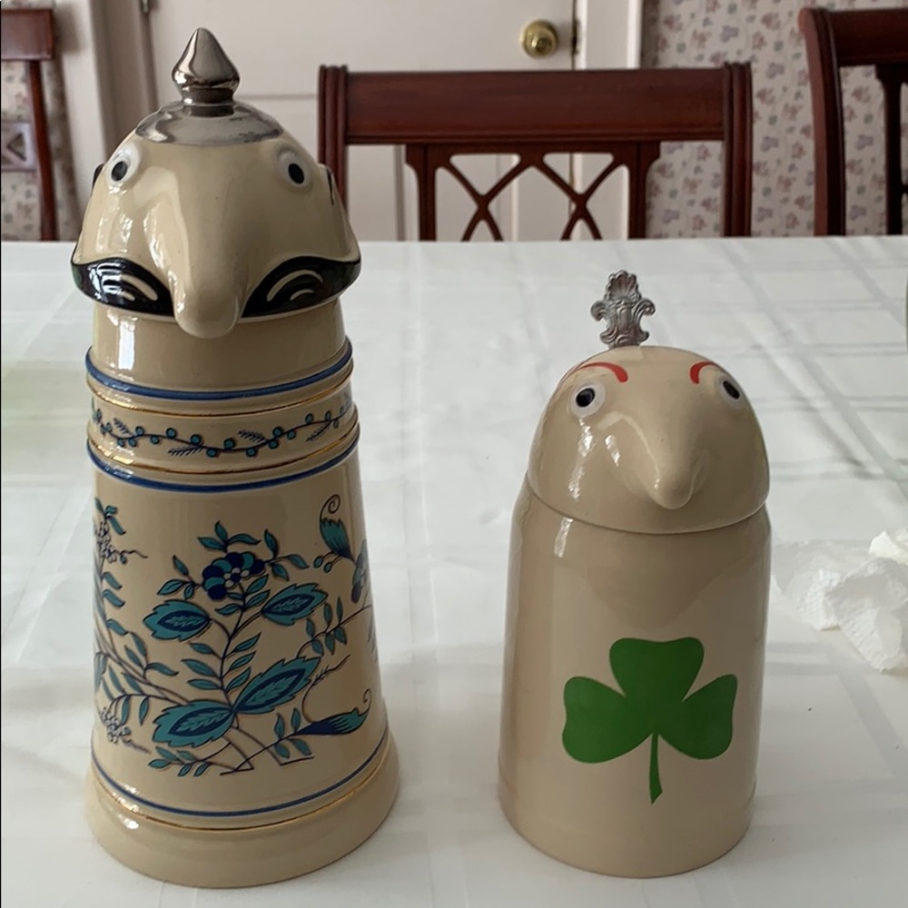 SCHULTZ & DOOLEY BEER STEINS c1959